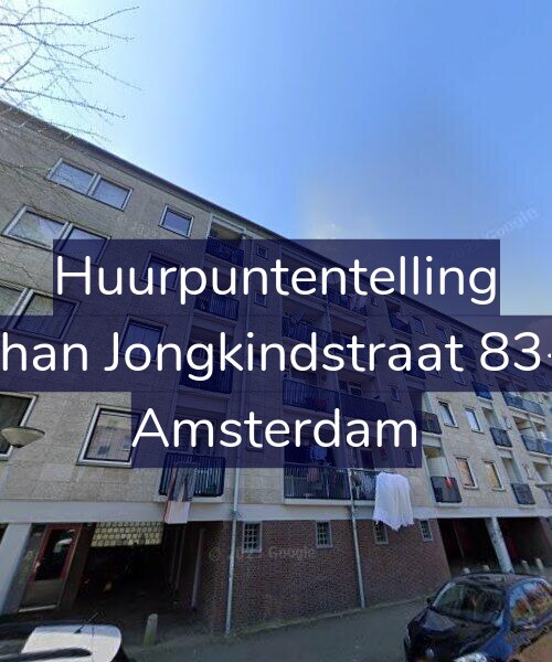 Foto gevel Huurpuntentelling voor Johan Jongkindstraat 83-4, Amsterdam