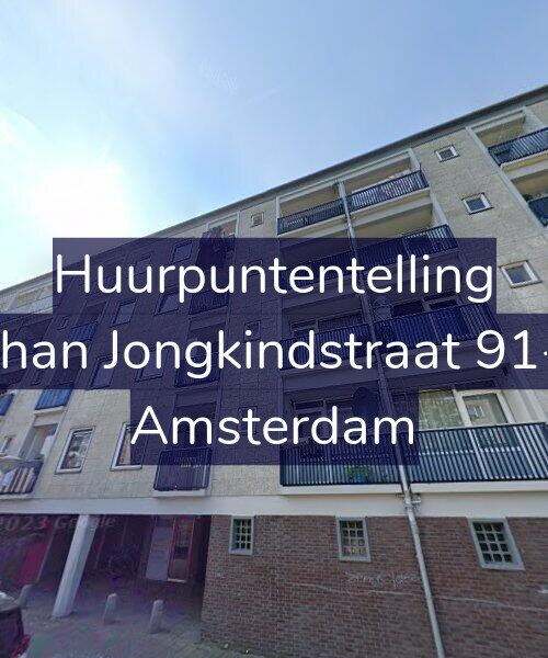 Foto gevel Huurpuntentelling voor Johan Jongkindstraat 91-4, Amsterdam