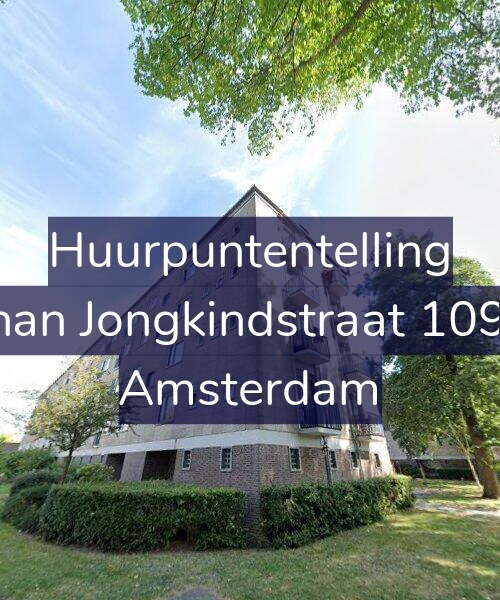 Foto gevel Huurpuntentelling voor Johan Jongkindstraat 109-4, Amsterdam