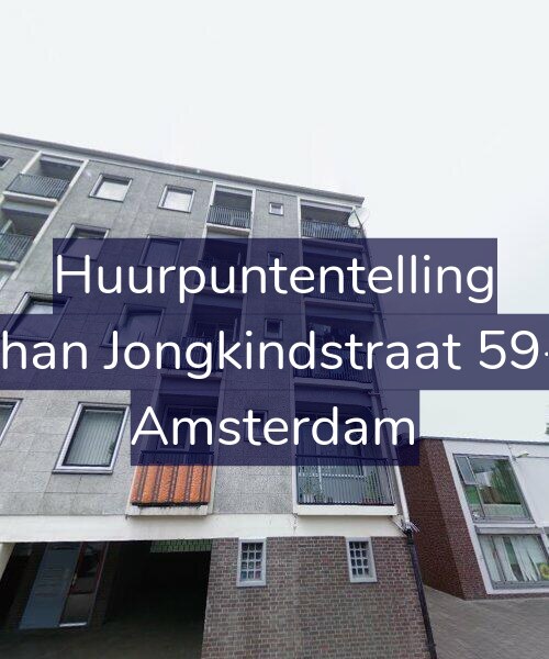 Foto gevel Huurpuntentelling voor Johan Jongkindstraat 59-1, Amsterdam
