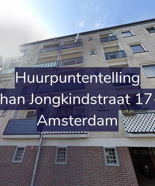 Foto gevel Huurpuntentelling voor Johan Jongkindstraat 17-1, Amsterdam