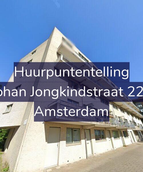 Foto gevel Huurpuntentelling voor Johan Jongkindstraat 222, Amsterdam