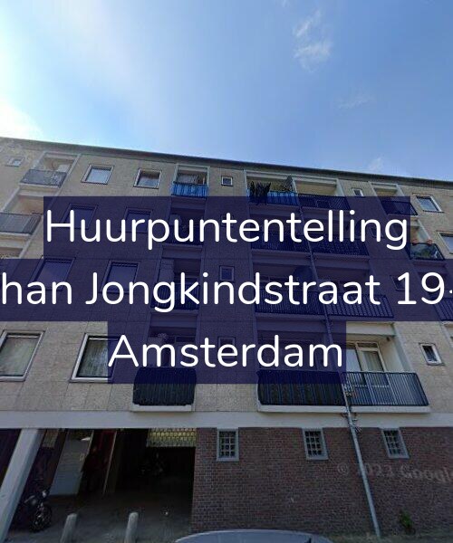 Foto gevel Huurpuntentelling voor Johan Jongkindstraat 19-4, Amsterdam