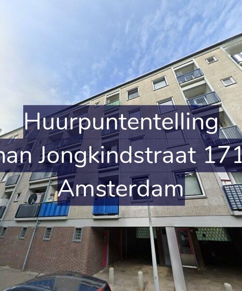 Foto gevel Huurpuntentelling voor Johan Jongkindstraat 171-4, Amsterdam
