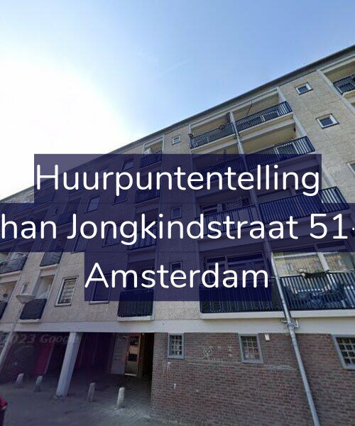 Foto gevel Huurpuntentelling voor Johan Jongkindstraat 51-1, Amsterdam