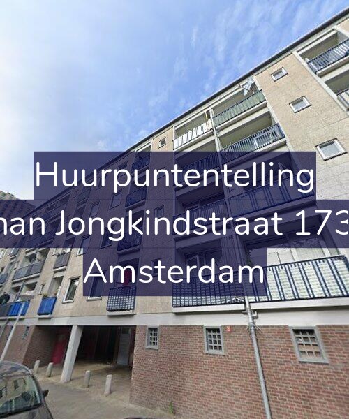 Foto gevel Huurpuntentelling voor Johan Jongkindstraat 173-4, Amsterdam
