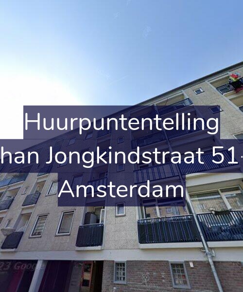 Foto gevel Huurpuntentelling voor Johan Jongkindstraat 51-3, Amsterdam