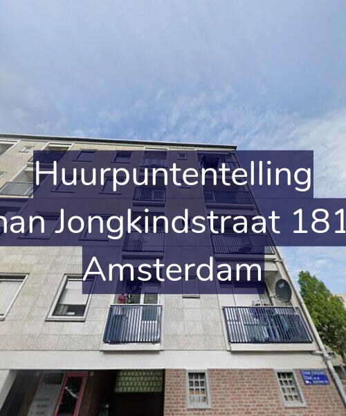 Foto gevel Huurpuntentelling voor Johan Jongkindstraat 181-2, Amsterdam