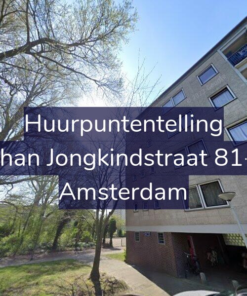 Foto gevel Huurpuntentelling voor Johan Jongkindstraat 81-4, Amsterdam