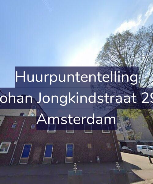 Foto gevel Huurpuntentelling voor Johan Jongkindstraat 29, Amsterdam