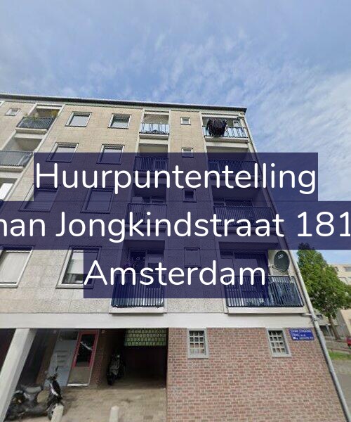 Foto gevel Huurpuntentelling voor Johan Jongkindstraat 181-4, Amsterdam