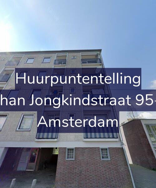 Foto gevel Huurpuntentelling voor Johan Jongkindstraat 95-1, Amsterdam