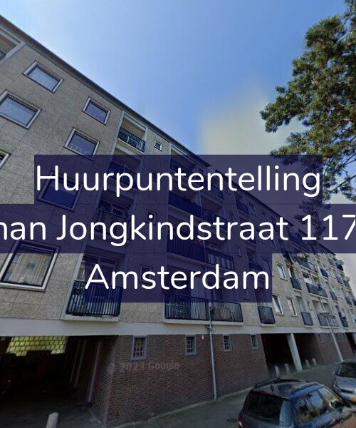 Foto gevel Huurpuntentelling voor Johan Jongkindstraat 117-4, Amsterdam