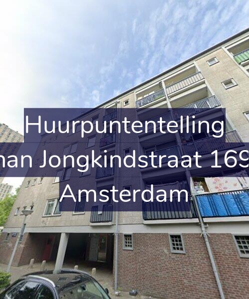 Foto gevel Huurpuntentelling voor Johan Jongkindstraat 169-1, Amsterdam