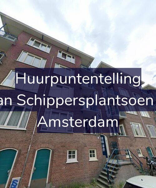 Foto gevel Huurpuntentelling voor Johan Schippersplantsoen 8-1, Amsterdam