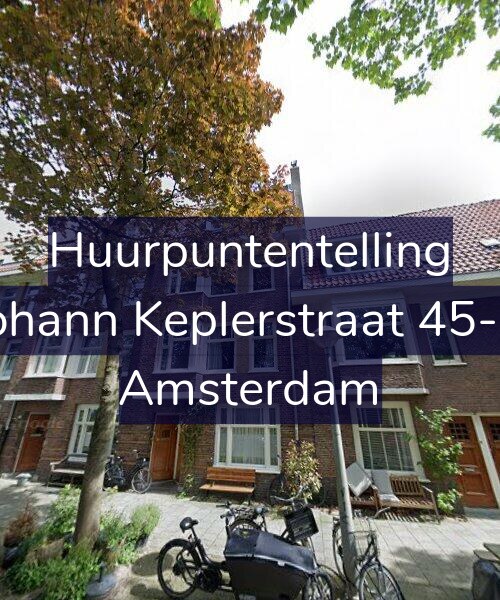 Foto gevel Huurpuntentelling voor Johann Keplerstraat 45-H, Amsterdam