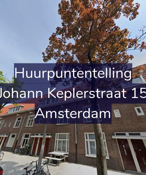 Foto gevel Huurpuntentelling voor Johann Keplerstraat 15, Amsterdam