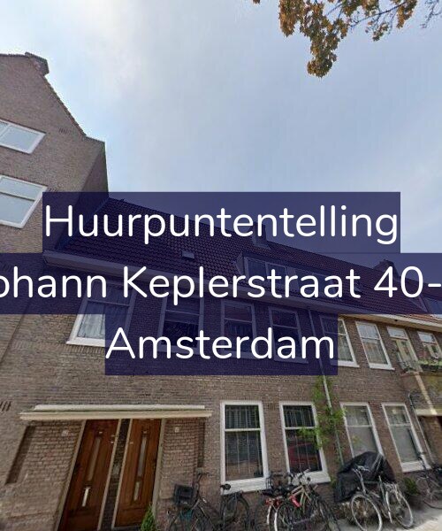 Foto gevel Huurpuntentelling voor Johann Keplerstraat 40-1, Amsterdam