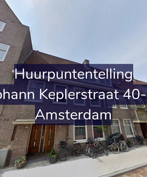 Foto gevel Huurpuntentelling voor Johann Keplerstraat 40-H, Amsterdam