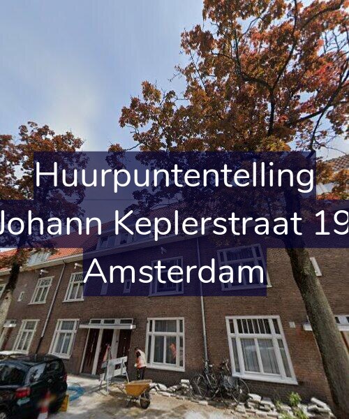 Foto gevel Huurpuntentelling voor Johann Keplerstraat 19, Amsterdam
