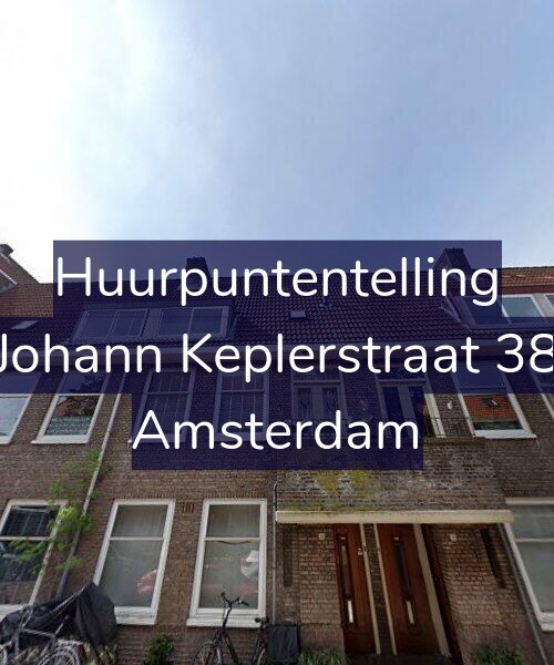 Foto gevel Huurpuntentelling voor Johann Keplerstraat 38, Amsterdam