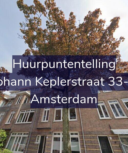 Foto gevel Huurpuntentelling voor Johann Keplerstraat 33-2, Amsterdam