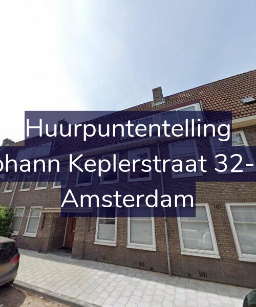 Foto gevel Huurpuntentelling voor Johann Keplerstraat 32-H, Amsterdam