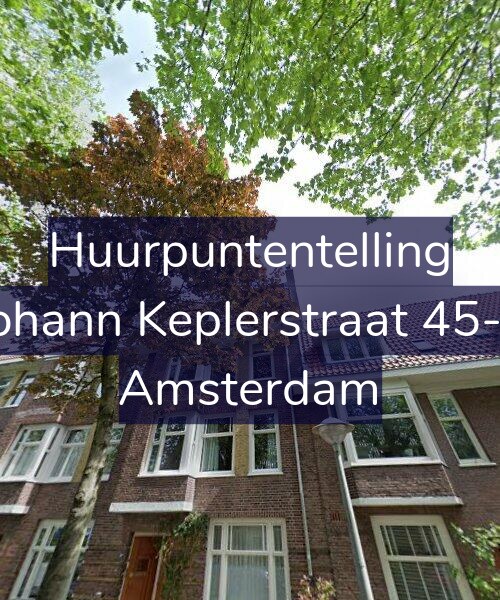 Foto gevel Huurpuntentelling voor Johann Keplerstraat 45-2, Amsterdam