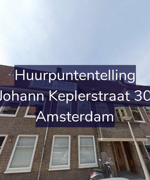 Foto gevel Huurpuntentelling voor Johann Keplerstraat 30, Amsterdam