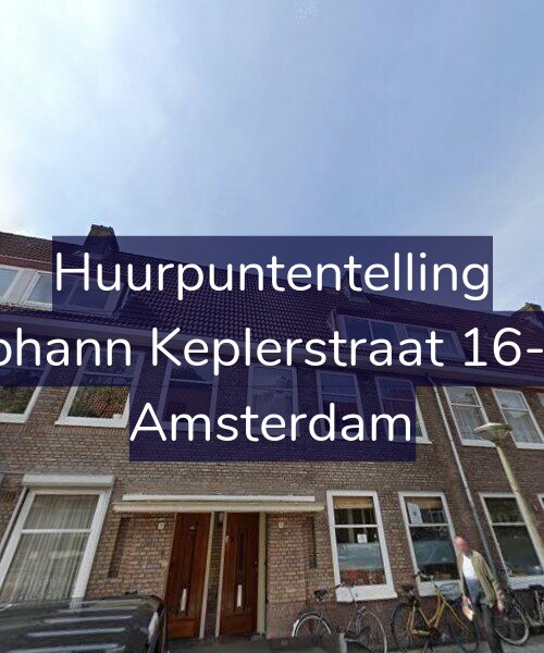 Foto gevel Huurpuntentelling voor Johann Keplerstraat 16-1, Amsterdam