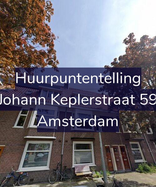 Foto gevel Huurpuntentelling voor Johann Keplerstraat 59, Amsterdam