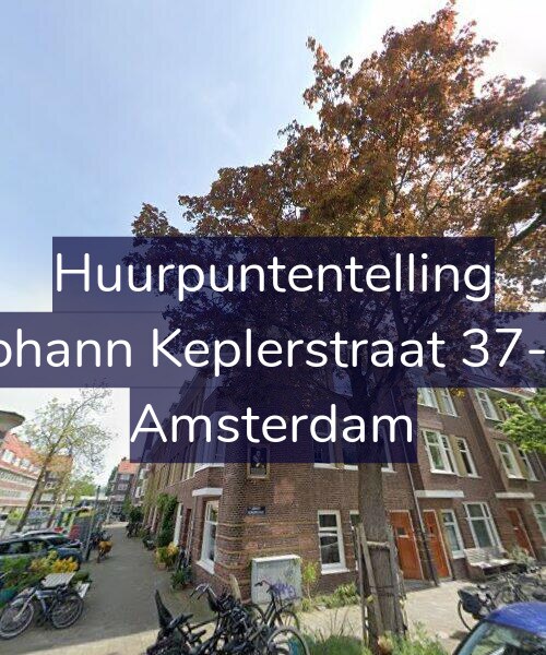 Foto gevel Huurpuntentelling voor Johann Keplerstraat 37-1, Amsterdam
