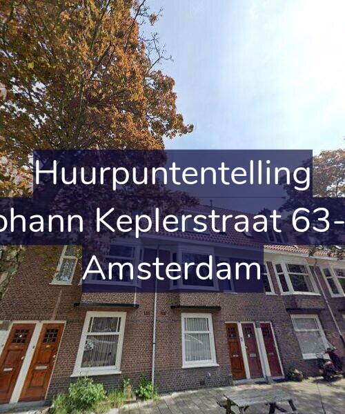 Foto gevel Huurpuntentelling voor Johann Keplerstraat 63-1, Amsterdam
