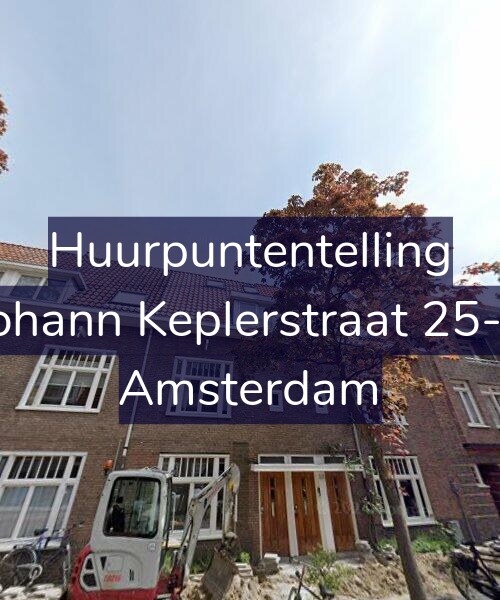 Foto gevel Huurpuntentelling voor Johann Keplerstraat 25-1, Amsterdam