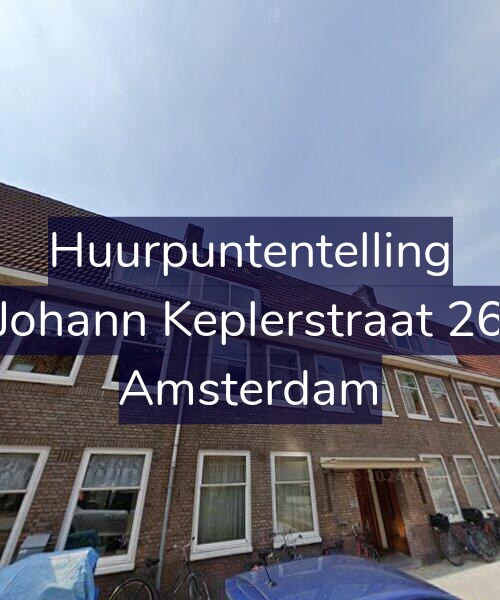 Foto gevel Huurpuntentelling voor Johann Keplerstraat 26, Amsterdam