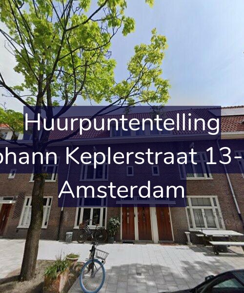 Foto gevel Huurpuntentelling voor Johann Keplerstraat 13-H, Amsterdam