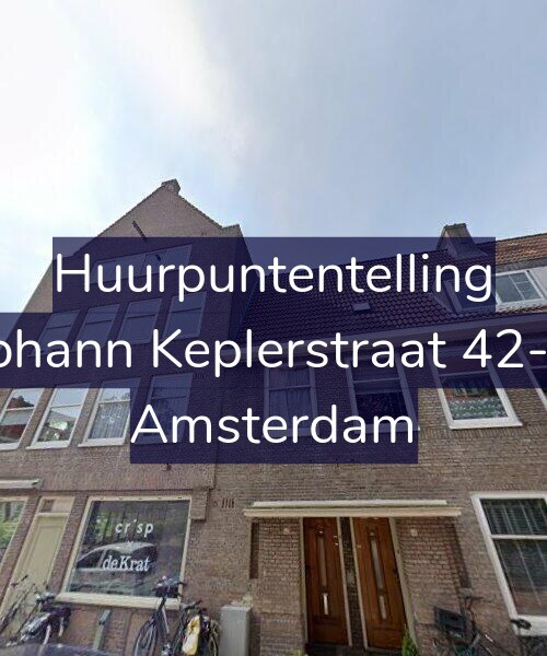 Foto gevel Huurpuntentelling voor Johann Keplerstraat 42-1, Amsterdam