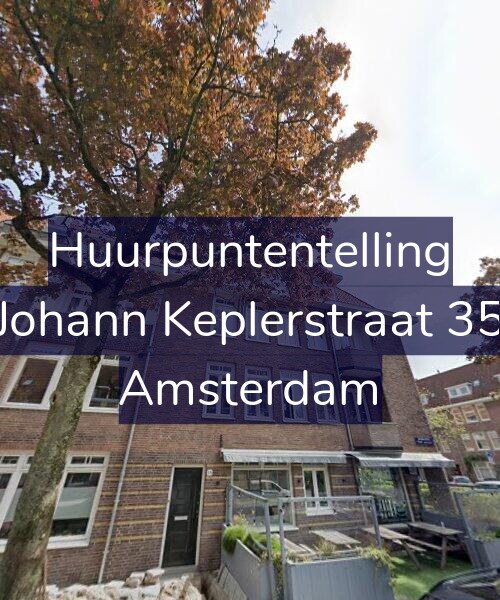 Foto gevel Huurpuntentelling voor Johann Keplerstraat 35, Amsterdam