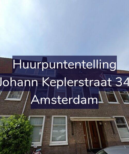 Foto gevel Huurpuntentelling voor Johann Keplerstraat 34, Amsterdam