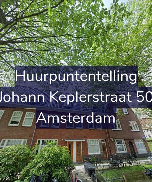 Foto gevel Huurpuntentelling voor Johann Keplerstraat 50, Amsterdam