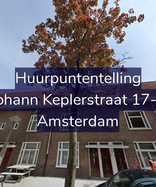 Foto gevel Huurpuntentelling voor Johann Keplerstraat 17-1, Amsterdam