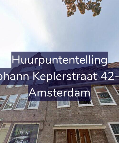 Foto gevel Huurpuntentelling voor Johann Keplerstraat 42-2, Amsterdam