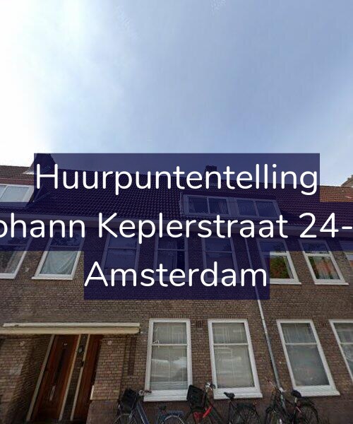 Foto gevel Huurpuntentelling voor Johann Keplerstraat 24-1, Amsterdam