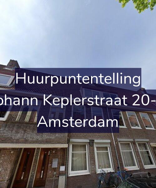 Foto gevel Huurpuntentelling voor Johann Keplerstraat 20-1, Amsterdam