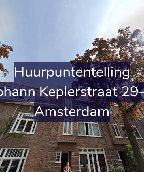 Foto gevel Huurpuntentelling voor Johann Keplerstraat 29-2, Amsterdam