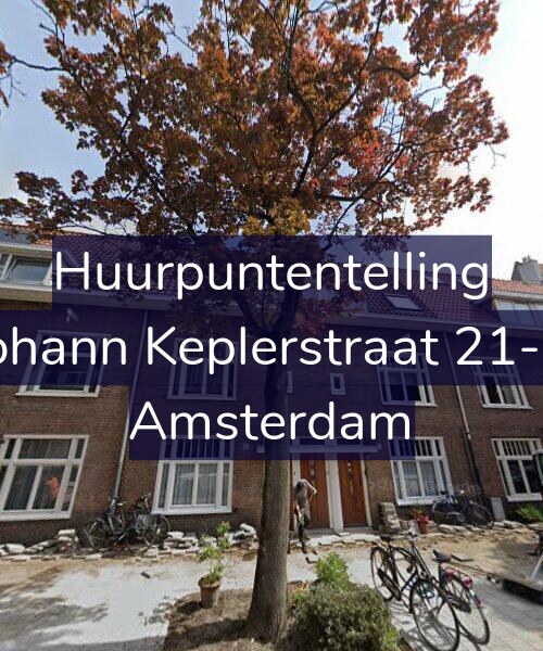 Foto gevel Huurpuntentelling voor Johann Keplerstraat 21-H, Amsterdam