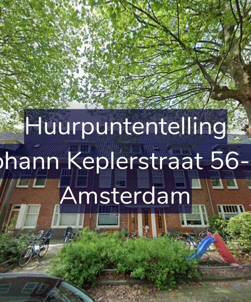 Foto gevel Huurpuntentelling voor Johann Keplerstraat 56-H, Amsterdam