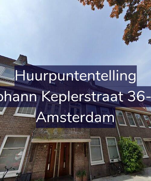 Foto gevel Huurpuntentelling voor Johann Keplerstraat 36-1, Amsterdam