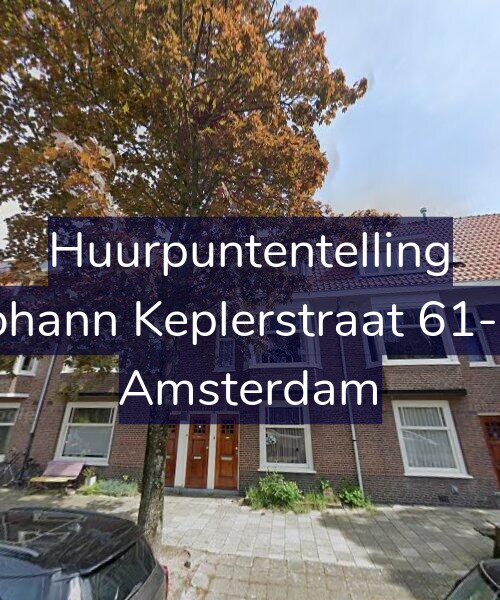 Foto gevel Huurpuntentelling voor Johann Keplerstraat 61-H, Amsterdam