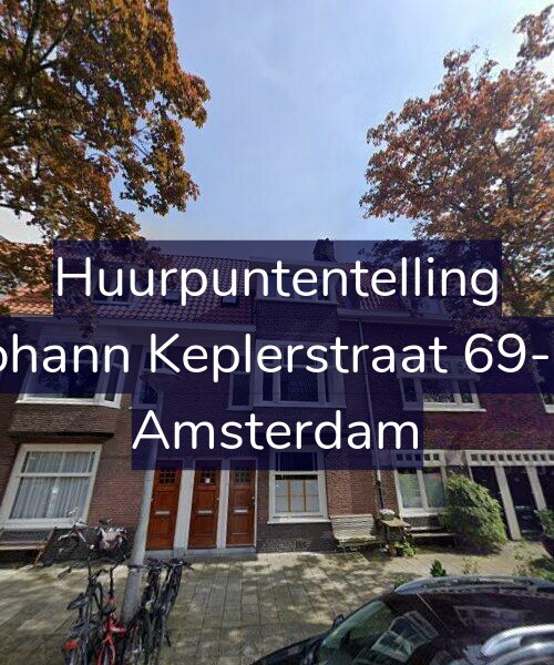 Foto gevel Huurpuntentelling voor Johann Keplerstraat 69-H, Amsterdam